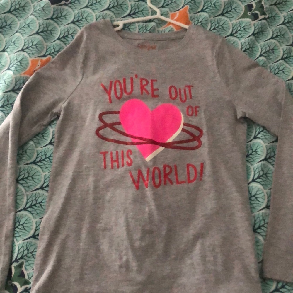 New girls shirt size 7/8 perfect for valentines